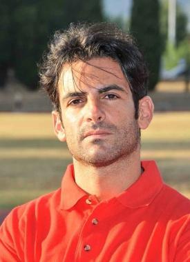Filippo Treno allenatore della squadra di hockey               