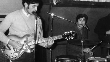 Un’immagine ormai storica della messa beat del 1969 nella chiesa di tavola