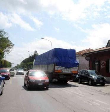 Uno scorcio di via Covetta       