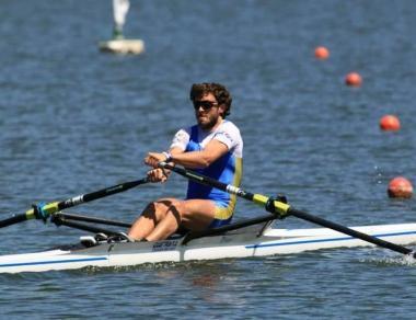 <b>ORBETELLANO</b> Gianluca Santi durante una gara di singolo  