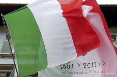 Una bandiera tricolore 