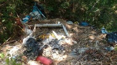 Una delle foto scattate dal consigliere comunale Testai alle Cerbaie
