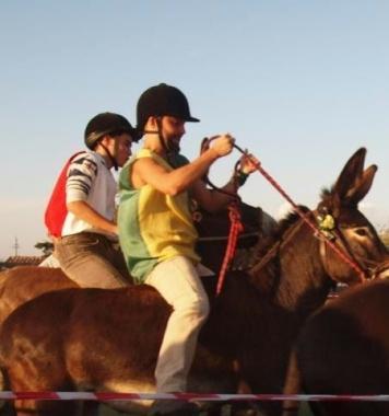 <b>IN SELLA.</b> Per il palio dei ciuchi a Vetulonia 