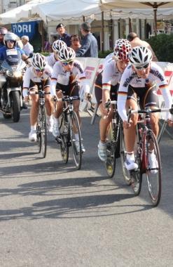 Una fase del Giro della Toscana femminile    