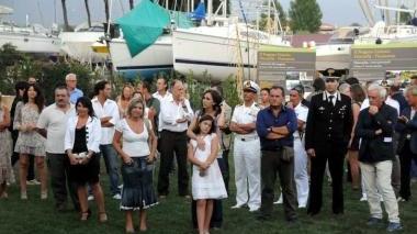 I presenti all’inaugurazione di Azzurra Yachting