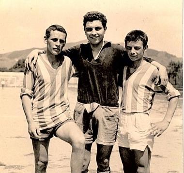 Lingegner Iacopetti e due compagni di squadra 