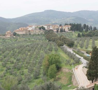 Una vista di Artimino 