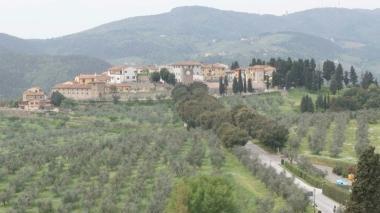 Una vista di Artimino