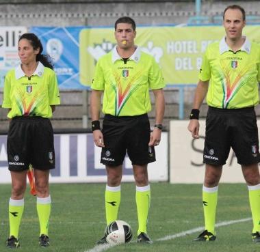<b>FERRARA. </b>La terna arbitrale 