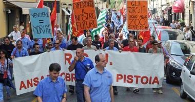 La manifestazione di gioved&igrave; scorso dei lavoratori 