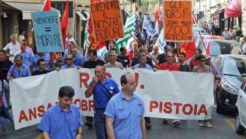 La manifestazione di giovedì scorso dei lavoratori