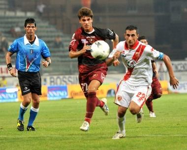 <b>TRASCINATORE.</b> Tano Caridi &egrave; stato protagonista anche sabato sera al Granillo di Reggio Calabria 