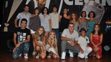 Il gruppo dei partecipanti alla semifinale del Cantatarga
