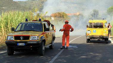 Porcari, il cattivo odore era il fumo di un incendio
