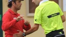 <b>PAGLIUCA.</b> Discute con l’arbitro