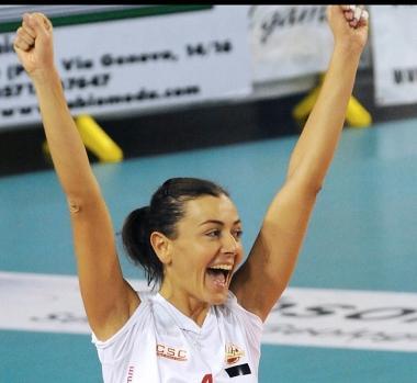 Cristina Paolini, 35 anni, opposto schiacciatrice  
