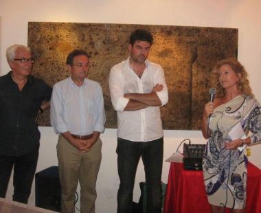 Linaugurazione della mostra 