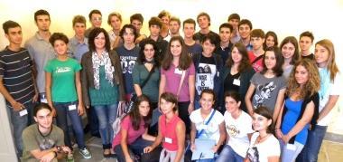 Il gruppo di studenti che partecipano al Campus         