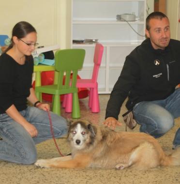 <b>PET THERAPY.</b> Irene Galella e Francesco Fabbri 