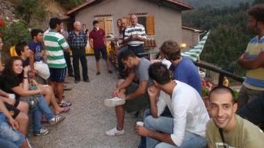 Un momento della presentazione della squadra da parte del presidente Masieri