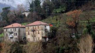 Una piena del Magra nei pressi di Aulla