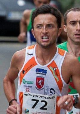 <b>MARATHON.</b> Michele Checcacci (foto Mirco Nucci) 