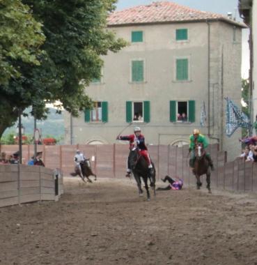 <b>IN GARA.</b> Il palio dellanno scorso 