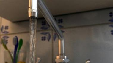 Un rubinetto dell’acqua