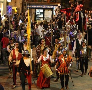 Un momento della festa dellAssedio   