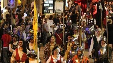 Un momento della festa dell’Assedio