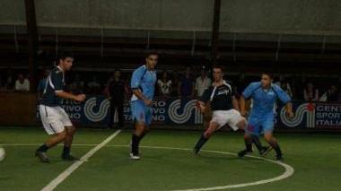 Un’azione di gioco negli impianti dello Sporting Club Mezzana
