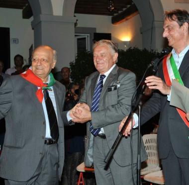 Due momenti della cerimonia di Figline  