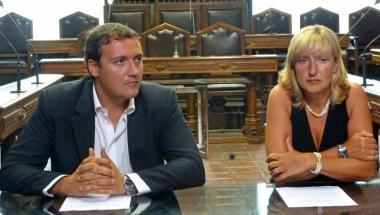 <b>PREOCCUPATI.</b> Il presidente Marras e lassessore Cinzia Tacconi 