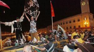 Pisa celebra il gioco del ponte, torna la sfida tra Mezzogiorno e Tramontana