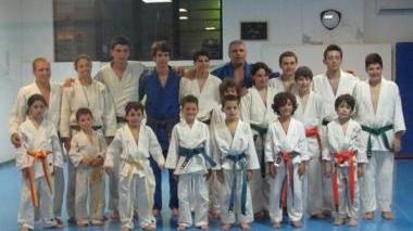 Gli atleti del Judo Club Prato