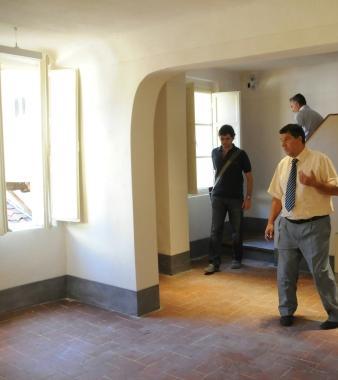 Un interno della dimora di corte San Lorenzo 