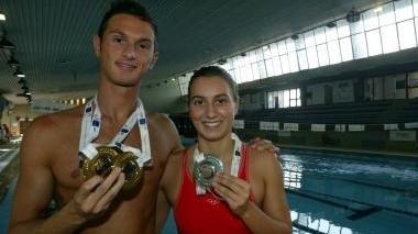 Con la coppia Ercoli-Bruni il nuoto empolese regala il trionfo all'Italia