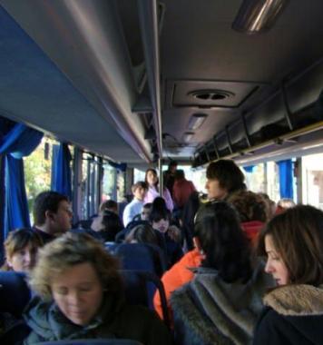 Studenti su un mezzo Clap  