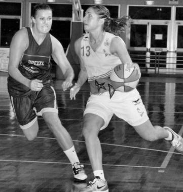 Benedetta Bagnara in azione contro la Drexel University (foto Vasco Favilla) 