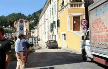 La riapertura di via Carriona al traffico 