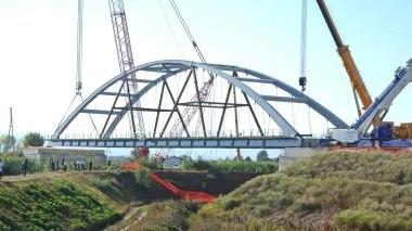 Il nuovo ponte sull’ Ombrone