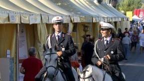 <b>EXPO.</b> Anche i vigili a cavallo alla giornata di inaugurazione degli stand dell’Expo Bocchette