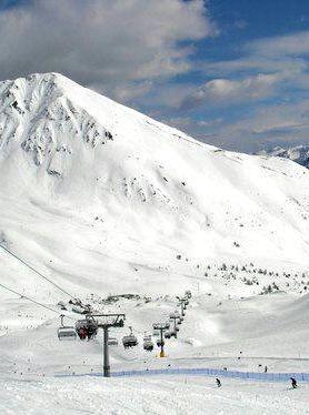 La localit&agrave; sciistica di Marilleva 