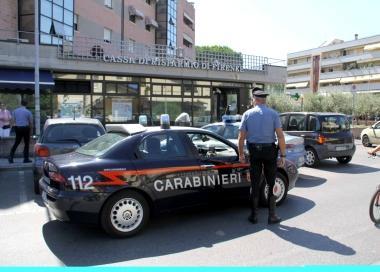 <b>RILIEVI. </b>Unauto dei carabinieri 