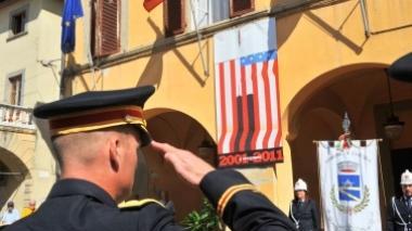 Cerimonia a Cascina per ricordare l'attacco alle Torri Gemelle