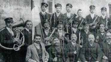 Una foto d’epoca della banda di Fucecchio