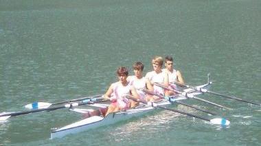L’equipaggio del 4 di coppia cadetti