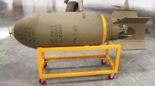 <b>PROTOTIPO.</b> Unimmagine della bomba americana    