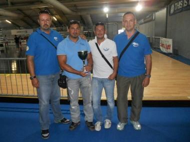 I dirigenti della Poli...Sport della questura pratese 