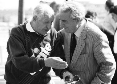 Vincenzo Torriani con Gino Bartali 